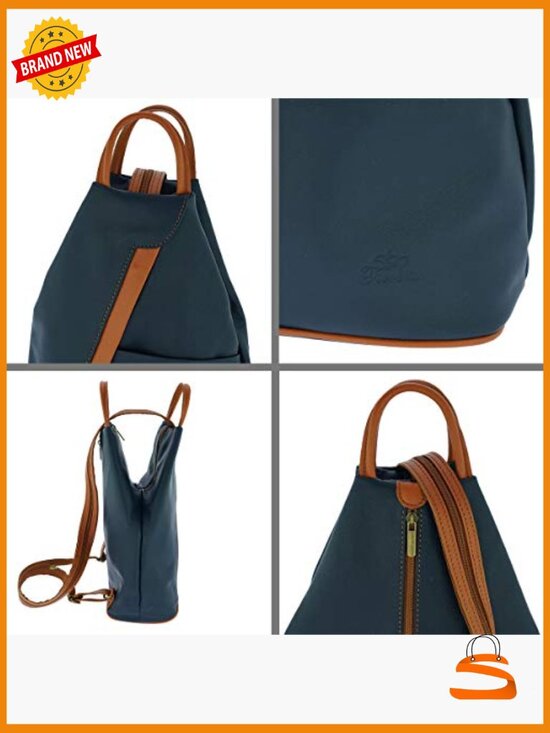 Genuine Leather Top Handle Backpack Purse Shoulder Bag Handbag Rucksack main image 5